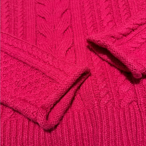 Pilcro from Anthropologie pink cable sweater. Size M. NWOT! - Picture 5 of 14